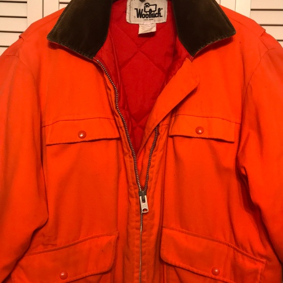 Vintage Woolrich Orange Hunting Jacket 